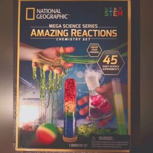 National Geographic Amazing Reactions Chemistry Set